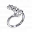 Женское разъемное кольцо с бриллиантами на заказ фото 2