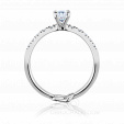 Изящное помолвочное кольцо с бриллиантом NODULE на заказ фото 3