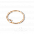 Классическое помолвочное кольцо с бриллиантом на заказ фото 2