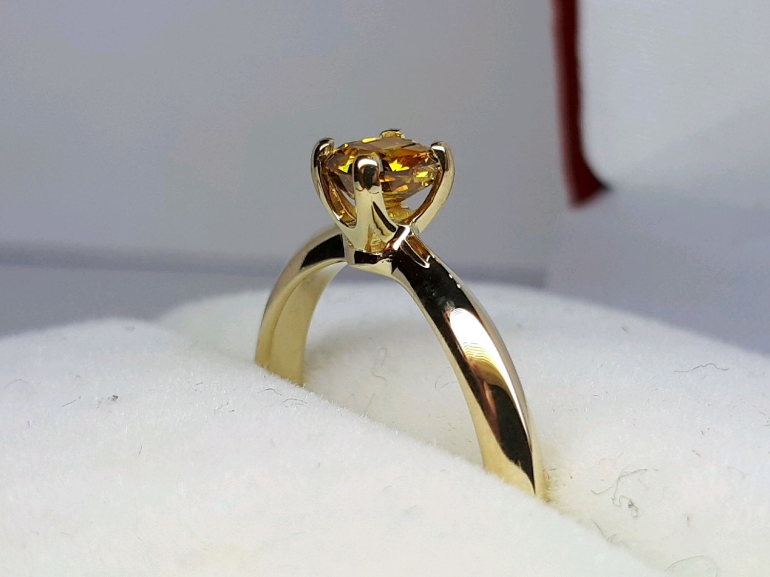 Кольцо, золото, бриллиант, 1.04.1377