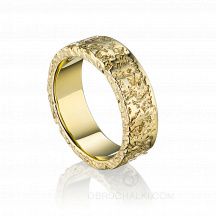Необычное мужское обручальное кольцо CORK DIAMOND фото