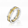 Женское обручальное кольцо из золота с желтыми бриллиантами COMBO ICE YELLOW DIAMONDS