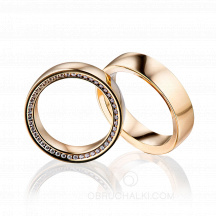 Обручальные кольца с бриллиантами GLORY DIAMOND CIRCLE фото