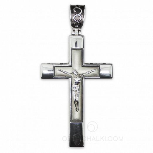 Мужской крест с распятием MAN CROSS II на заказ фото 2