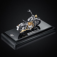 Модель мотоцикла HARLEY DAVIDSON серебряная на заказ фото 3