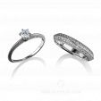 Обручальное и помолвочное кольцо невесты DIAMOND DREAM на заказ фото 3
