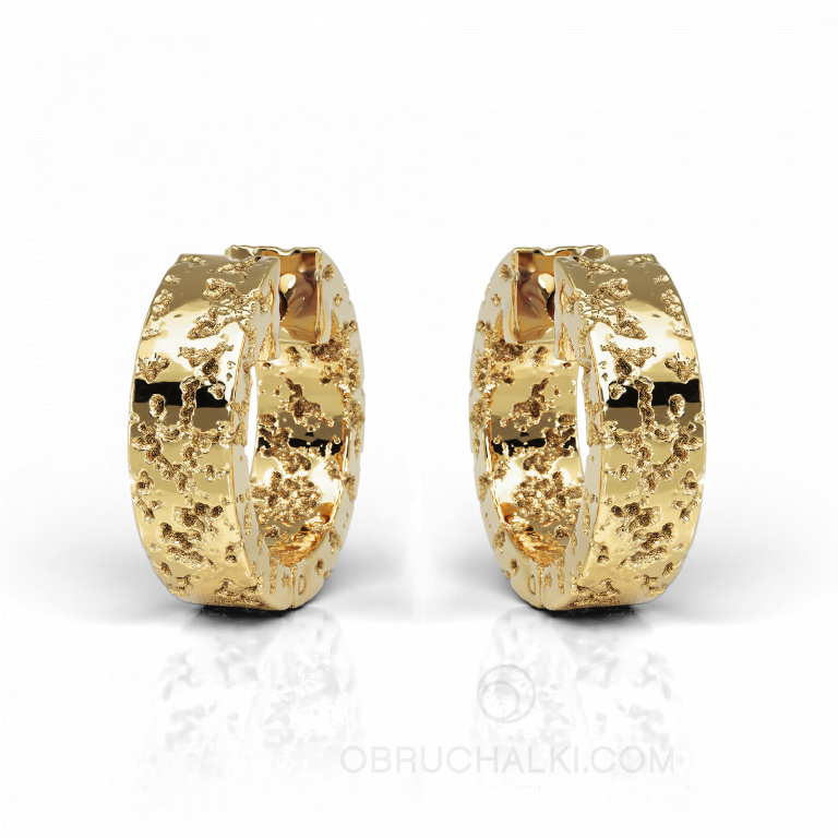 Женские золотые серьги CONGO CORK DIAMONDS с бриллиантами