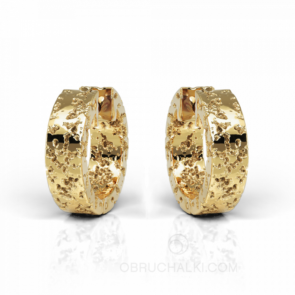 Женские золотые серьги CONGO CORK DIAMONDS с бриллиантами