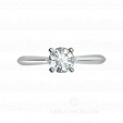 Элегантное помолвочное кольцо с 1 бриллиантом SMART DIAMOND на заказ фото 2