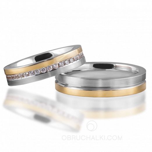 Обручальные кольца TRIO на заказ фото