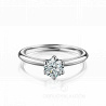 Помолвочное кольцо с одним бриллиантом DIAMOND DREAM