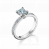 Помолвочное кольцо с бриллиантом огранки Принцесса MYSTERY PRINCESS DIAMOND