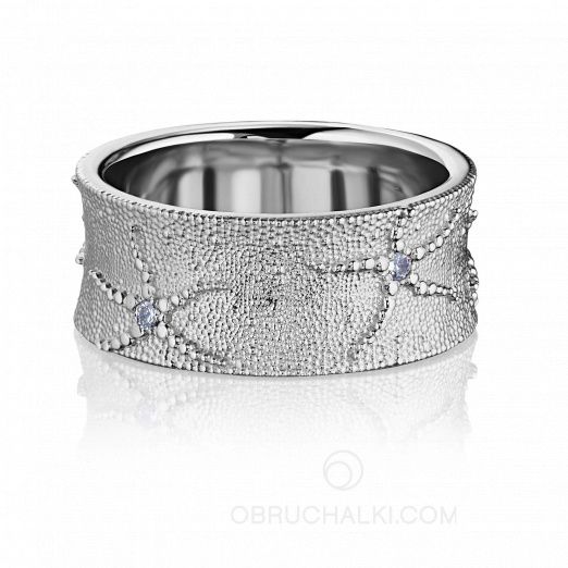 Дизайнерское женское кольцо с морскими звездами ESTRELLA DE MAR на заказ фото 2