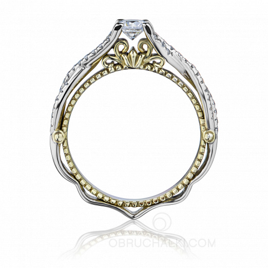 Помолвочное кольцо из комплекта FLORENTIA на заказ фото 2