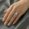 Женское обручальное кольцо с россыпью бриллиантов WHITE BRIDAL