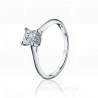 Классическое помолвочное кольцо с квадратным бриллиантом PROMISE PRINCESS