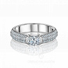 Помолвочное кольцо с овальным бриллиантом и россыпью камней ELEGANT BRIDE MAJESTY