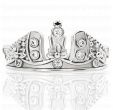 Изящное венчальное кольцо в виде короны на заказ фото 3