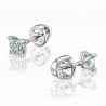 Пусеты-трансформеры круглые с бриллиантами MYSTERY EARRINGS