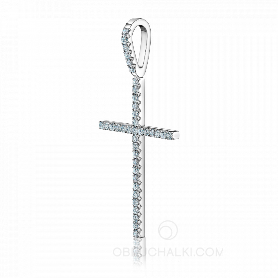 Подвеска крестик с бриллиантами SMALL DIAMONDS CROSS