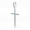 Подвеска крестик с бриллиантами SMALL DIAMONDS CROSS