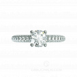 Помолвочное кольцо с бриллиантами для предложения PARIS PARIS на заказ фото 2