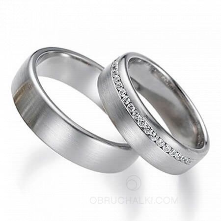 Свадебные кольца с бриллиантами на заказ фото 4