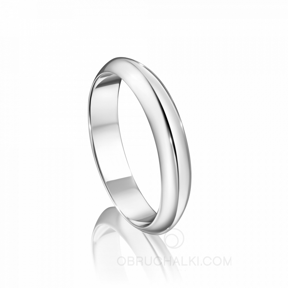 Классическое золотое обручальное кольцо для мужчины