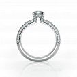 Помолвочное кольцо с бриллиантами для предложения PARIS PARIS на заказ фото 3