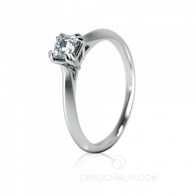 Помолвочное кольцо с квадратным бриллиантом Принцесса PROMISE PRINCESS RING