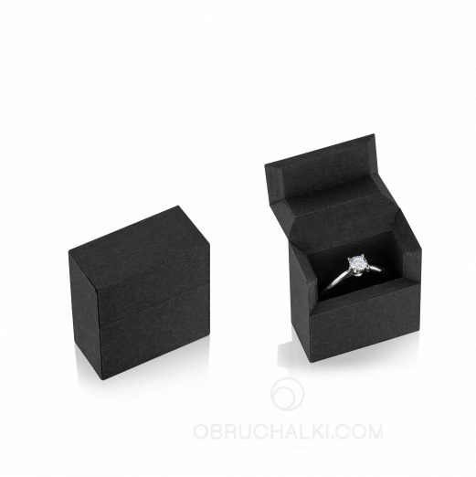 Мини-коробочка для помолвочного кольца  BLACK MINI на заказ фото
