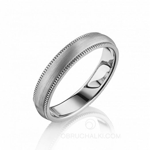 Классическое мужское обручальное кольцо ETERNAL CLASSIC на заказ фото