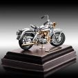 Модель мотоцикла Harley Davidson из серебра  на заказ фото 5