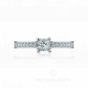 Помолвочное кольцо с бриллиантом огранки Принцесса MYSTERY PRINCESS DIAMOND