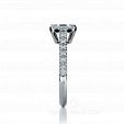 Кольцо на помолвку из бриллиантов EMERALD DIAMONDS RING на заказ фото 4