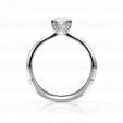 Помолвочное кольцо золотое с квадратным бриллиантом принцесса PRINCESS DREAMS на заказ фото 3
