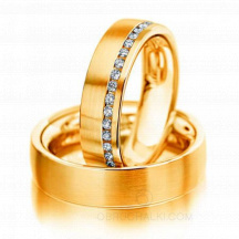 Свадебные кольца с бриллиантами фото