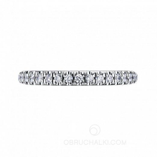 Женское обручальное кольцо BRILLIANT SYMPHONY на заказ фото 3