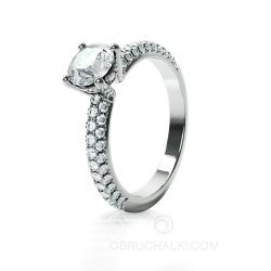 Помолвочное кольцо с бриллиантами для предложения PARIS PARIS фото