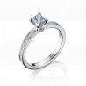 Помолвочное кольцо с бриллиантом огранки Принцесса MYSTERY PRINCESS DIAMOND