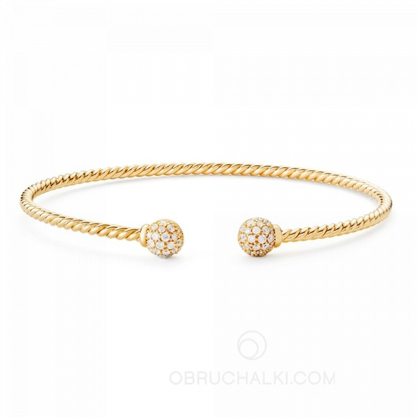 Элегантный женский браслет из золота с бриллиантами на руку для девушки -купить в ювелирном магазине: цена, отзывы, описание