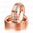 Свадебные кольца с бриллиантами на заказ фото 2