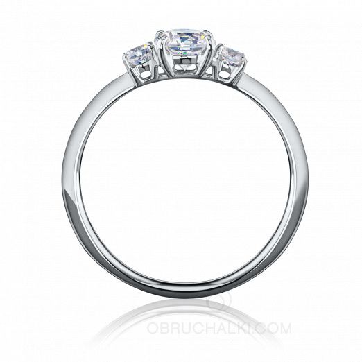 Помолвочное кольцо с бриллиантами NOTHING MORE на заказ фото 3