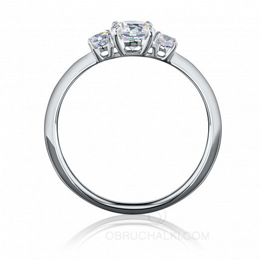 Помолвочное кольцо с бриллиантами NOTHING MORE на заказ фото 3