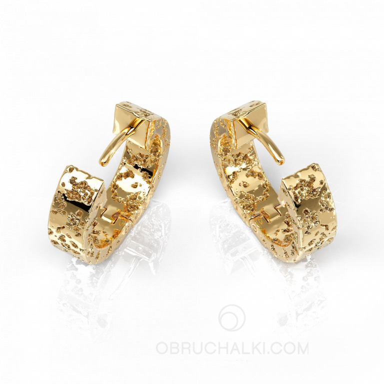 Женские золотые серьги CONGO CORK DIAMONDS с бриллиантами