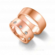 Обручальные кольца с бриллиантами на заказ фото 3