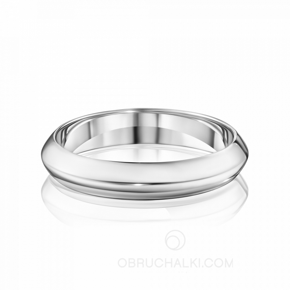 Классическое золотое обручальное кольцо для мужчины
