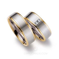 Обручальные кольца с бриллиантами принцесса фото