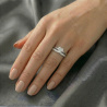 Женское обручальное кольцо с россыпью бриллиантов WHITE BRIDAL