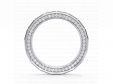 Обручальное кольцо - дорожка с бриллиантами на заказ фото 3